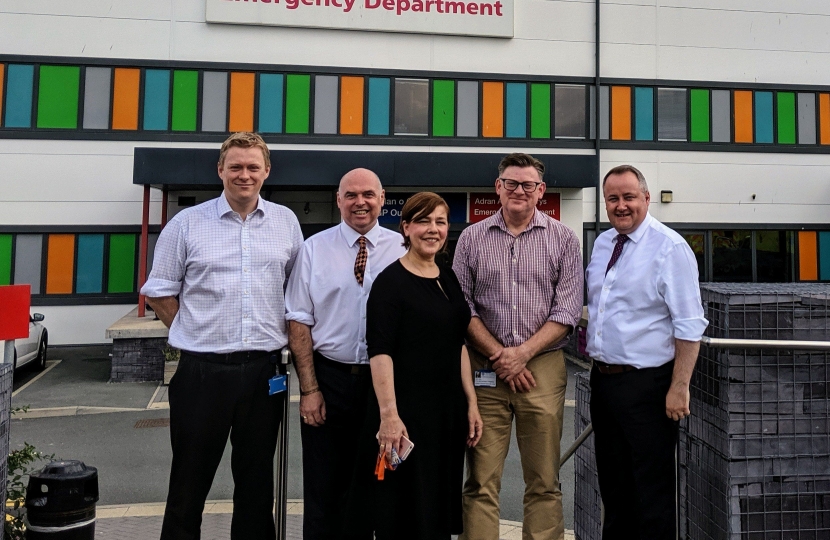 Emergency Department visit by Welsh Conservative Leader