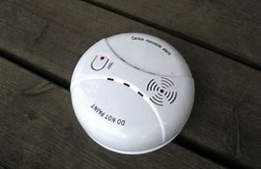 "Carbon Monoxide alarms cost very little, yet save lives" 