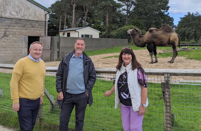 Politicians visit Welsh Mountain Zoo