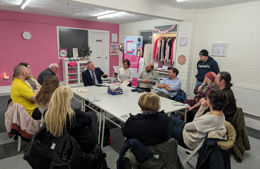 Abergele Traders meet with local MS