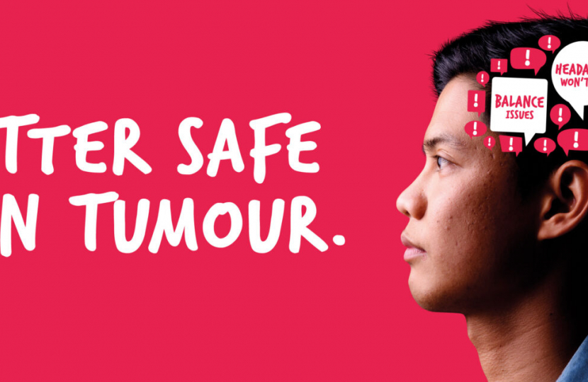 New campaign highlights key signs of a brain tumour