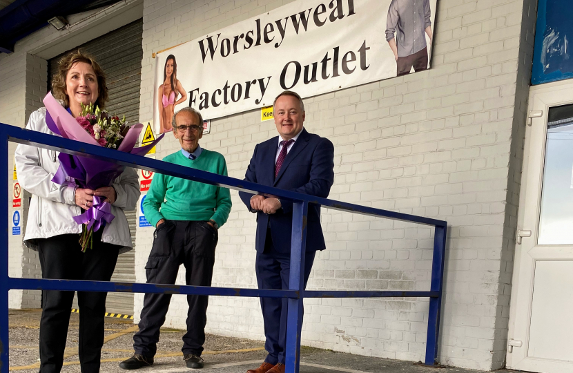 MSs open new Abergele clothing warehouse and shop