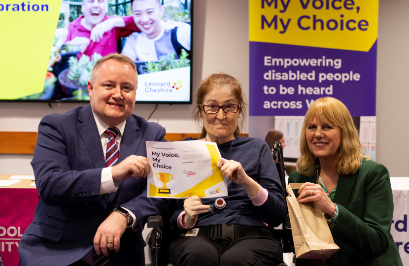 MS speaks and presents certificates at ‘My Voice, My Choice’ celebration event