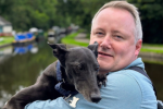 Vote for rescue dog Blue in Senedd Dog of the Year competition