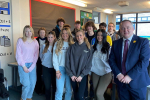 Colwyn Bay Business students grill MS