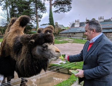 Tourism Tax fears voiced during Welsh Mountain Zoo visit